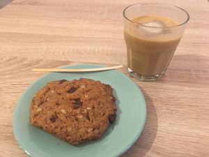 ice coffee  at Chillin' Cafe in Madrid