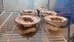 Vegan Tiramisu at Chillin' Cafe in Madrid