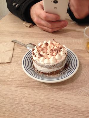 Tiramisu at Chillin' Cafe in Madrid