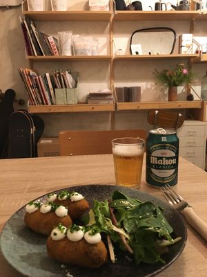 Croquettes at Chillin' Cafe in Madrid