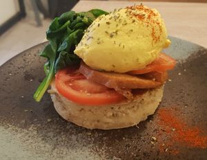 Savoury pancake at Chillin' Cafe in Madrid