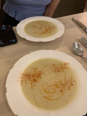 Veggie soup 👌🏼 at Chillin' Cafe in Madrid