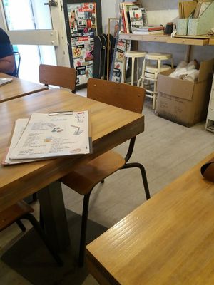 Seating at Chillin' Cafe in Madrid