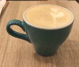 Cappuccino with soy milk at Chillin' Cafe in Madrid