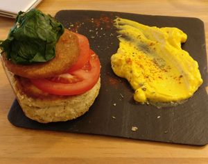 Savoury pancake at Chillin' Cafe in Madrid