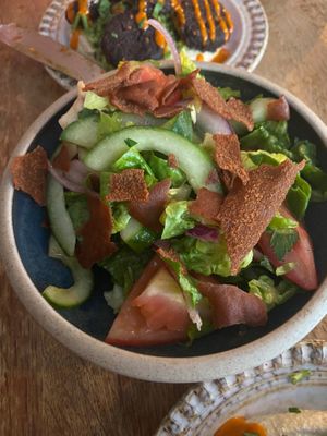 Fattoush salad at Maray - Bold St in Liverpool
