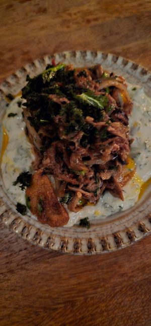 Mushroom schwarma at Maray - Bold St in Liverpool