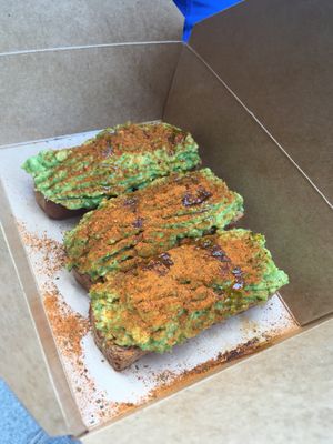 Avo Toast - 12€ at Love Juice Bar in Paris