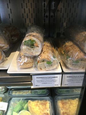 Vegan wrap at Le Pain Quotidien - 65th & Lexington in New York City