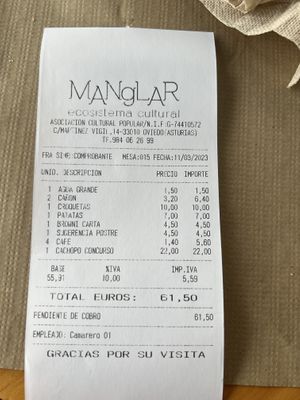   at El Manglar in Oviedo