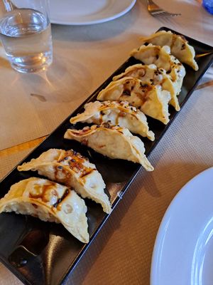 Gyozas at El Manglar in Oviedo