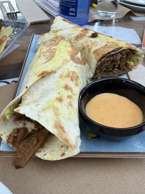 Shawarma de Seitán   at El Manglar in Oviedo