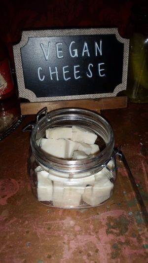 Vegan cheese at the bloody mary bar at Oddfellows Liquor Bar in Columbus