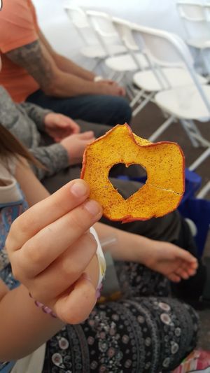 Love these apple chips! at Fluffy Vegans in Phoenix
