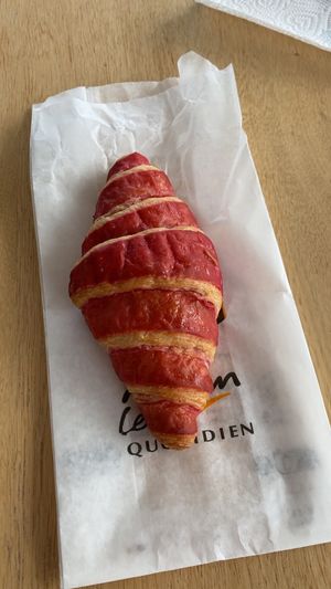 vegan croissant  at Le Pain Quotidien in Knokke-heist