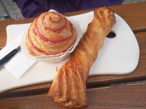 Desserts at Le Pain Quotidien in Namur