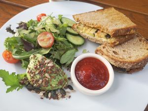 Vegan at Le Pain Quotidien in Namur