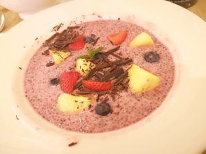 Chia at Le Pain Quotidien in Namur