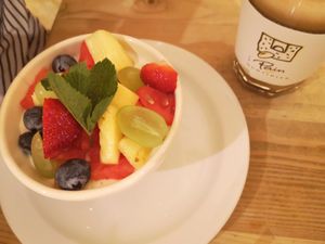 Fruit at Le Pain Quotidien in Namur