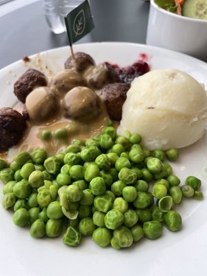 Plant balls vegan meal   at IKEA in Majura