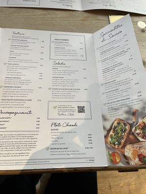 Menu  at Le Pain Quotidien in Wemmel