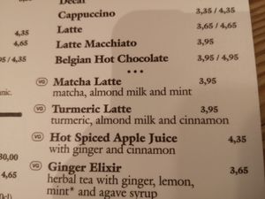 Drinks at Le Pain Quotidien in Leuven