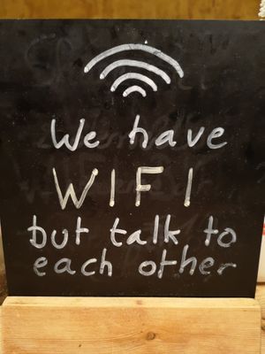 Excellent message at Le Pain Quotidien in Leuven