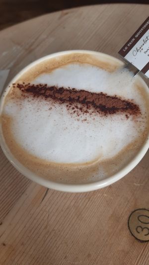 Oat latte at Le Pain Quotidien - Kievitplein in Antwerpen