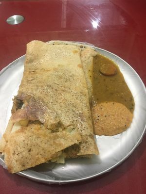 Masala dosa at Shri Bhawan Dosa in Kandy