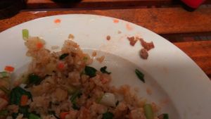 yes, this was meat at A Little Vietnam in Phong Nha