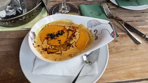 Ginger soup at Strandhalle in Binz