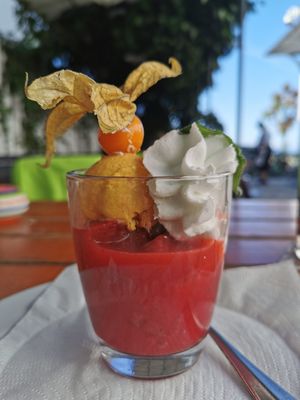 Dessert at Strandhalle in Binz