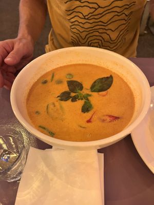 Red Thai curry  at Lily's Maxim in Basel