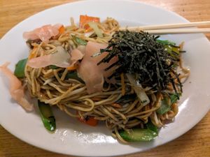 Yaki Soba (asked for the egg to be removed) at Lily's Maxim in Basel