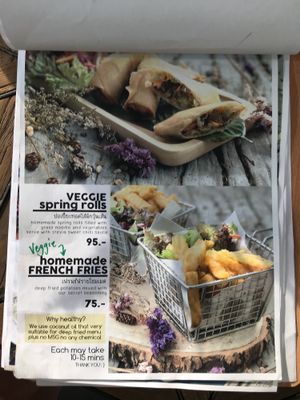 Menu at Coco Mango in Koh Chang