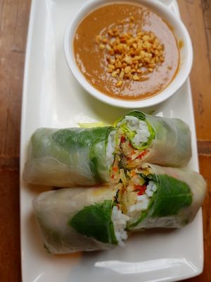 paper rolls at Pho in Bristol