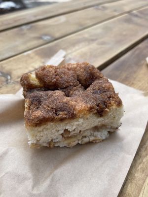 Vegan coffee cake   at The Heart Cafe in Bragg Creek