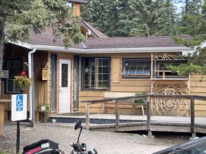 Cute aesthetic, nice picnic area outside to eat. Some space inside too.   at The Heart Cafe in Bragg Creek