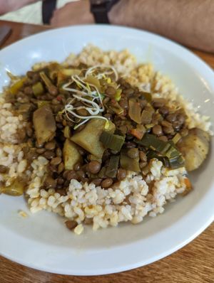 Vegan curry at Coconaranja in Buenos Aires