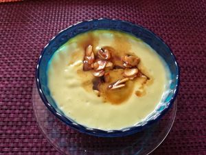 crema de aguacate at Biocreperia RiscoCaido in Gran Canaria