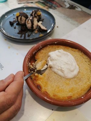 Postre tipo Cheesecake 😋😋😋 at Biocreperia RiscoCaido in Gran Canaria