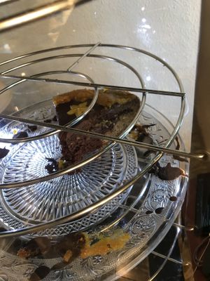 Chocolate vegan cake  at Biocreperia RiscoCaido in Gran Canaria