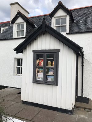 The bookshop at The Ceilidh Place in Ullapool