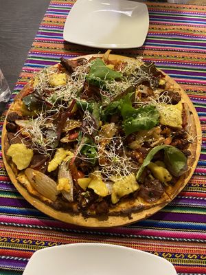   at Vida Vegan Bistro in Cusco