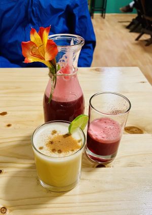   at Vida Vegan Bistro in Cusco