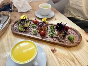   at Vida Vegan Bistro in Cusco