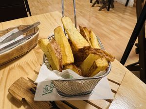 Fries   at Vida Vegan Bistro in Cusco