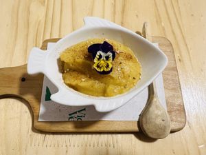 Courtesy appetizer   at Vida Vegan Bistro in Cusco