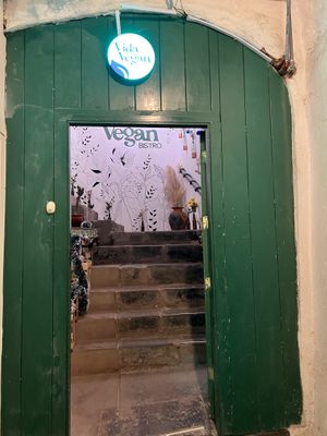 Entrance  at Vida Vegan Bistro in Cusco