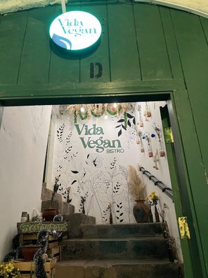 Entrance   at Vida Vegan Bistro in Cusco